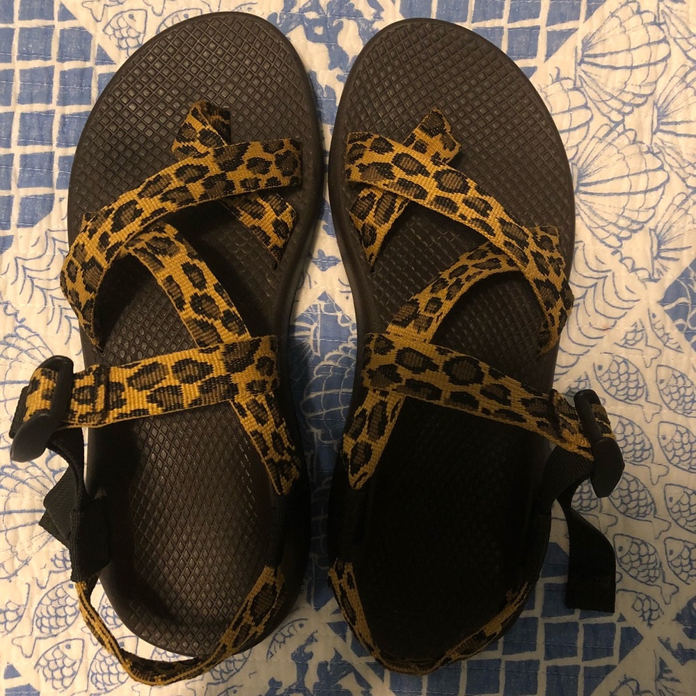 Leopard Print Chacos